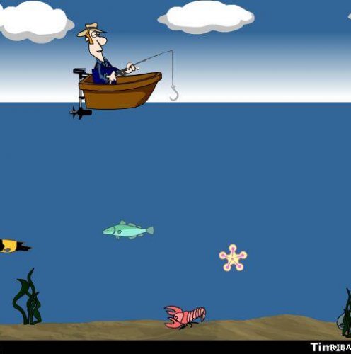 Игра Рыбалка с лодки онлайн